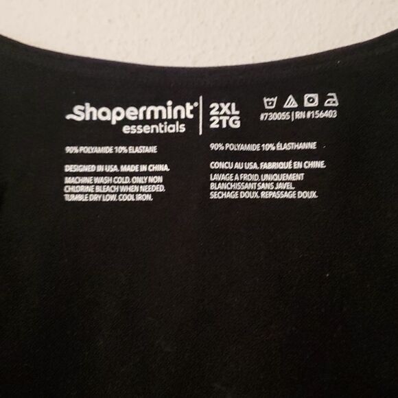 SHAPERMINT ESSENTIALS  OPEN BUST SHAPER SHORTS NEW 2XL - Picture 4 of 7